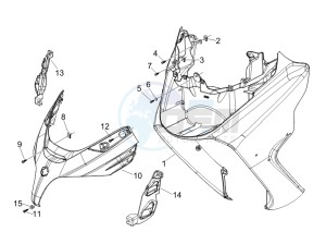 X Evo 250 Euro 3 (UK) UK drawing Front shield