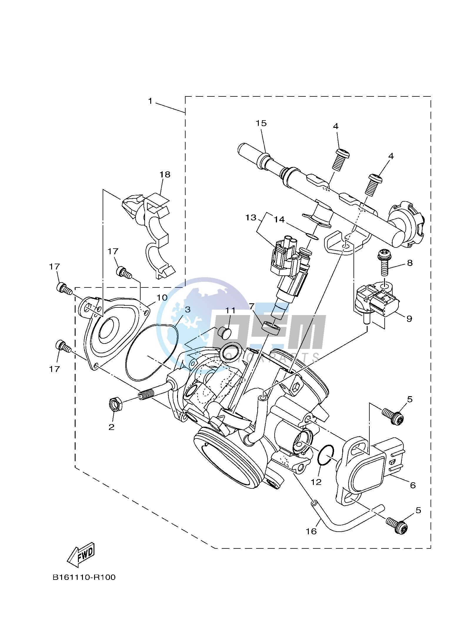 THROTTLE BODY ASSY 1