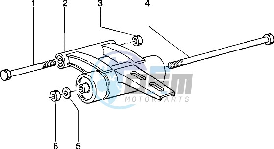 Swinging arm