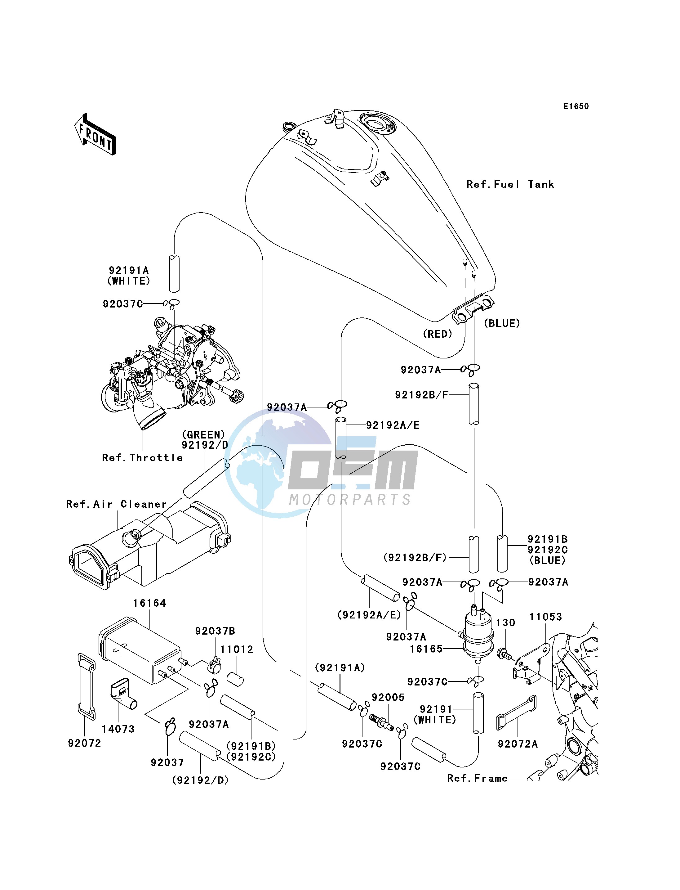 FUEL EVAPORATIVE SYSTEM -- CA- -