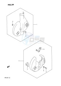 RM125 (E2) drawing DISC COVER (OPTIONAL)