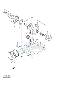 AN400 ABS BURGMAN EU drawing CRANKSHAFT