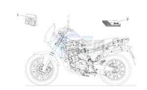 Pegaso 650 ie drawing Decal and operators handbooks