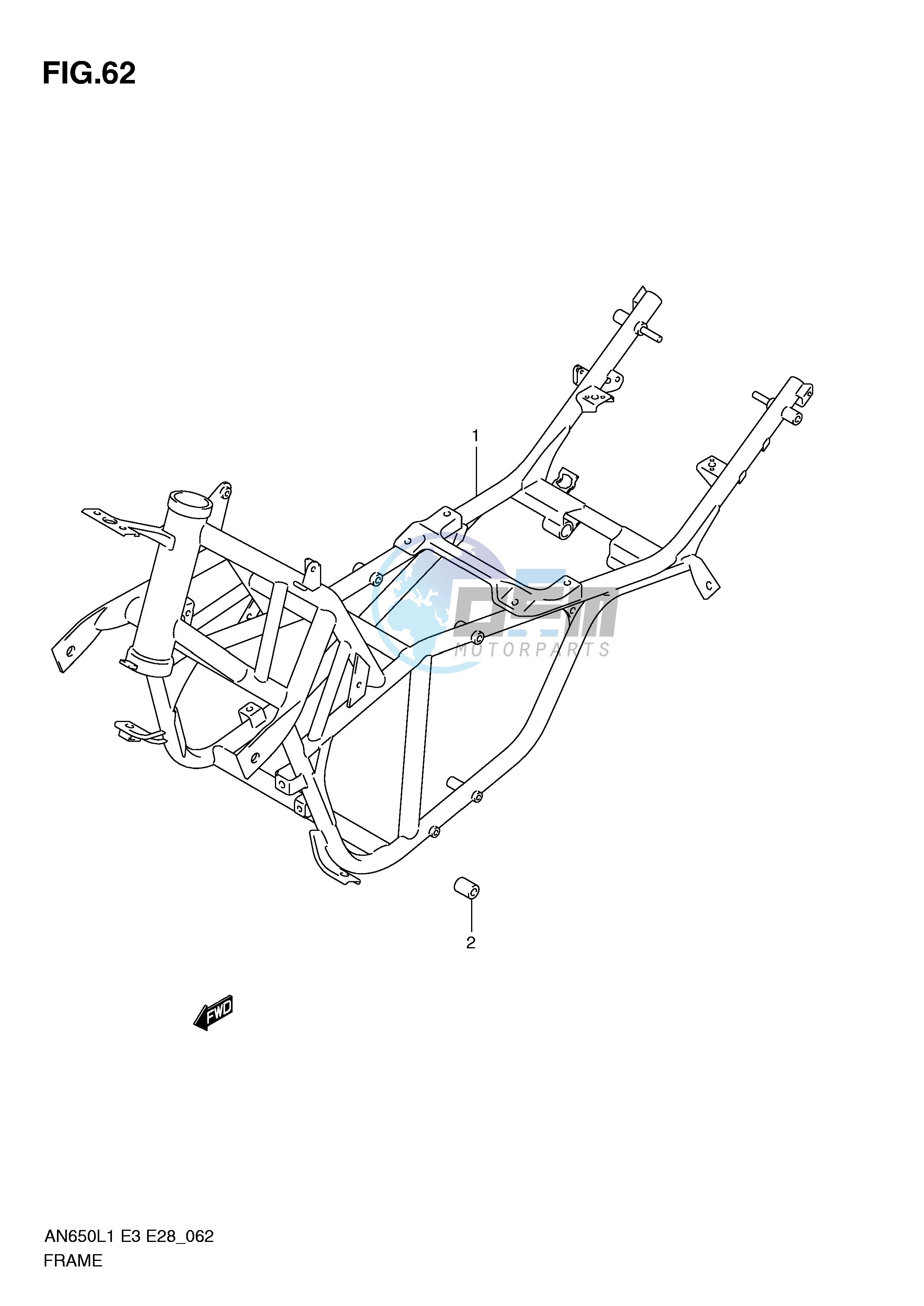 FRAME (AN650AL1 E33)