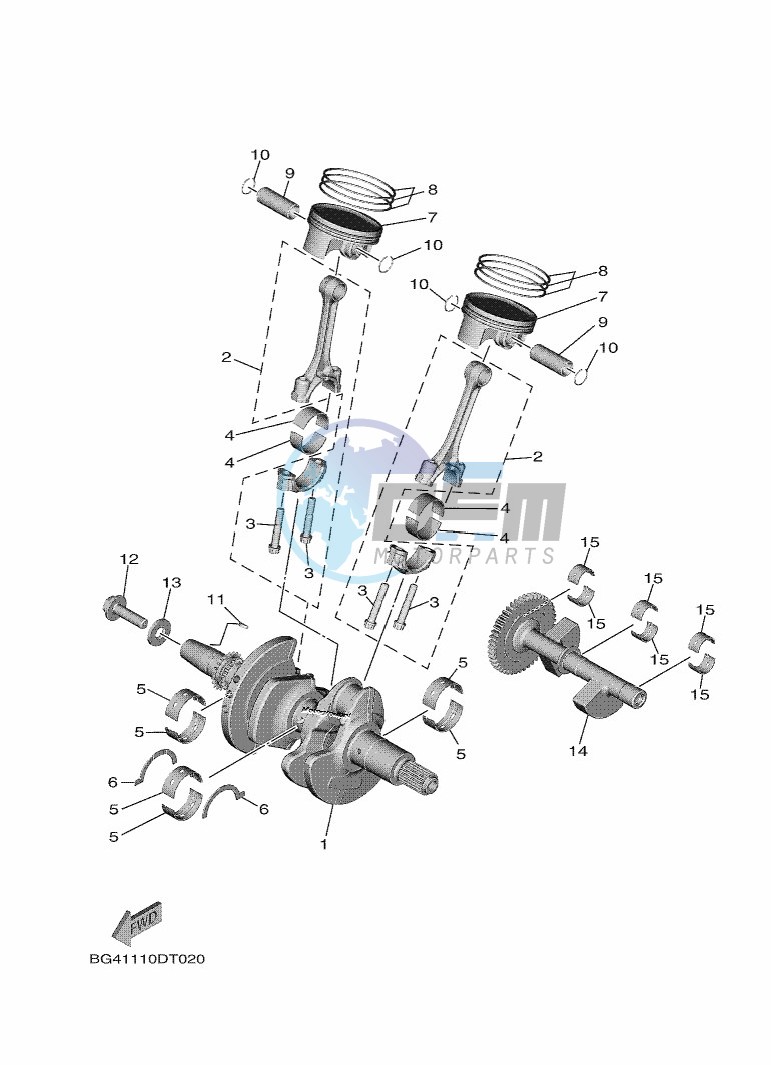 CRANKSHAFT & PISTON