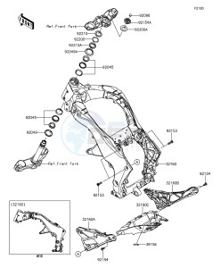 Z1000 ABS ZR1000GFF FR GB XX (EU ME A(FRICA) drawing Frame