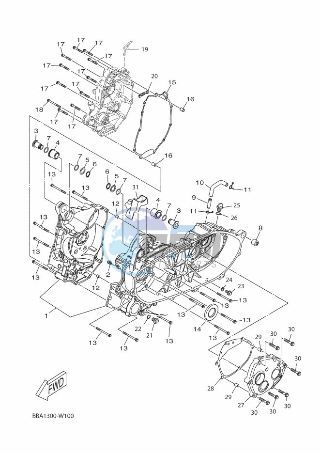 CRANKCASE COVER 1