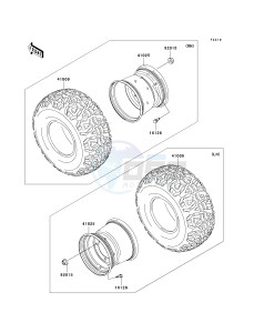 KAF 950 G [MULE 4010 TRANS4X4 DIESEL] (G9F-GAF) GAF drawing WHEELS_TIRES