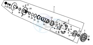 MIO 50 drawing CLUTCH