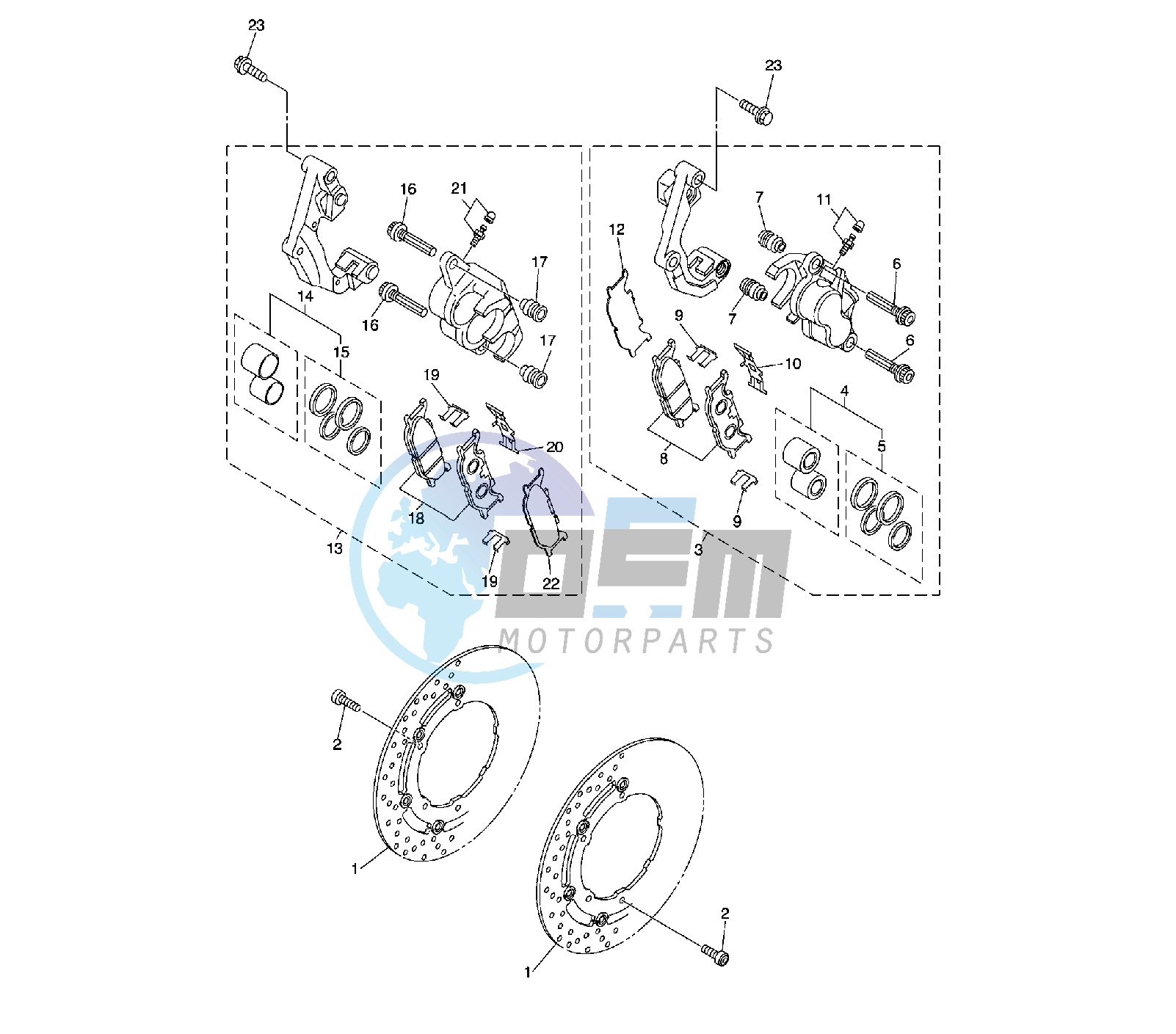 FRONT BRAKE CALIPER