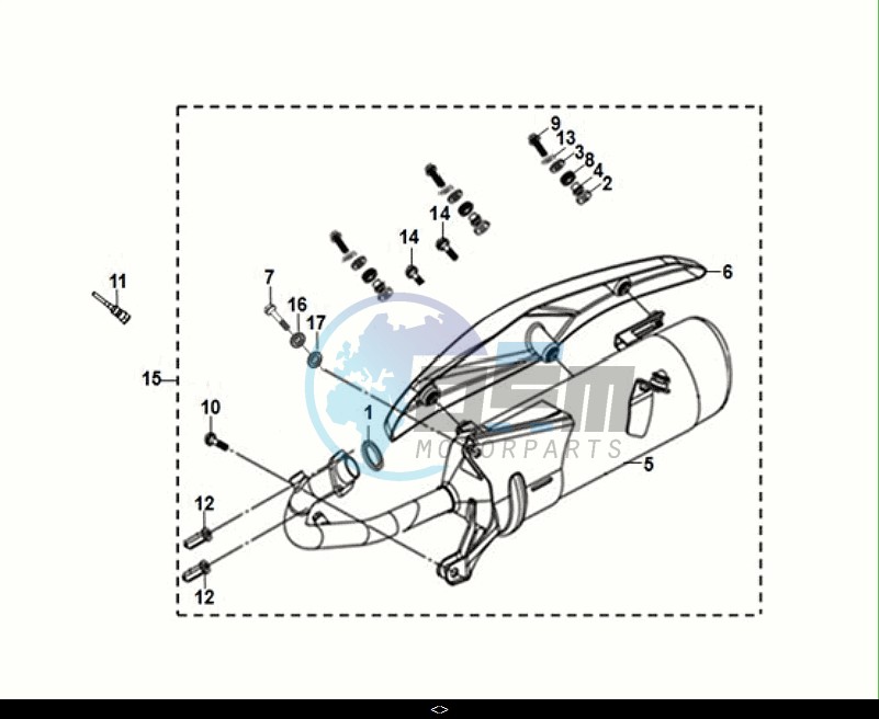 EXHAUST MUFFLER