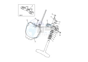 YZ 250 drawing STEERING