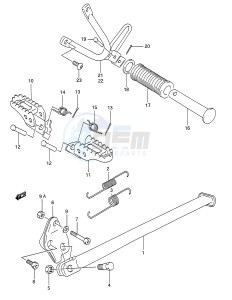 TS200R (E28) drawing STAND