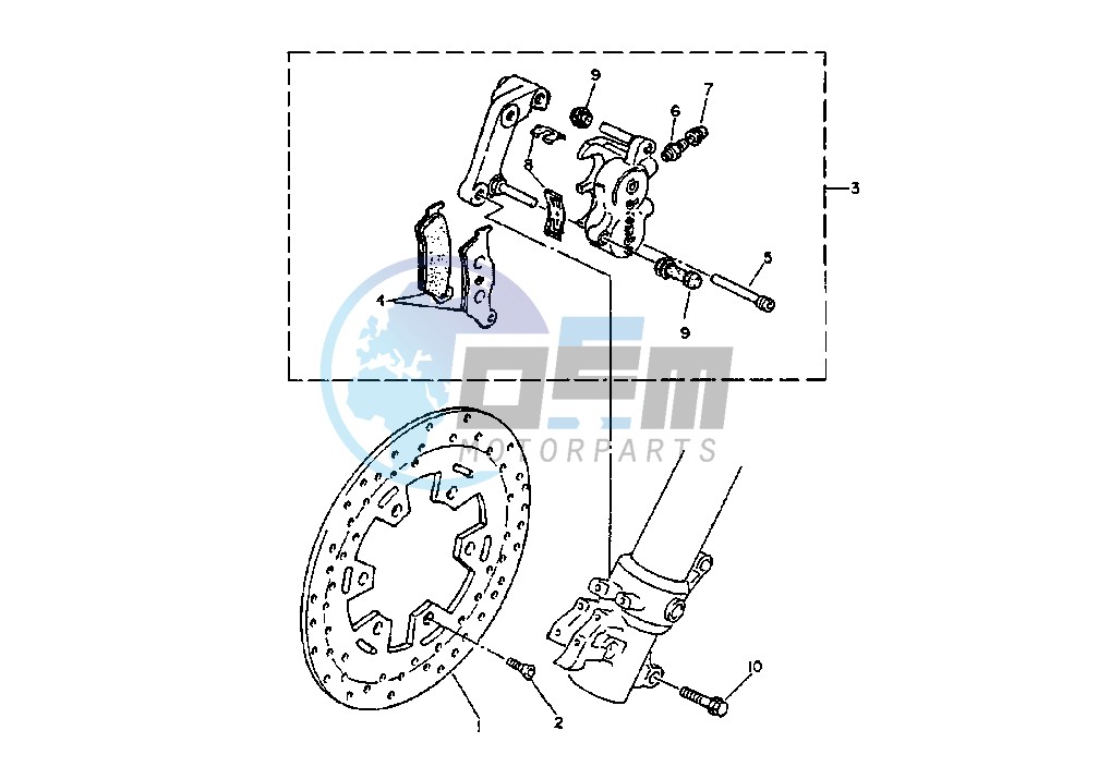 FRONT BRAKE CALIPER