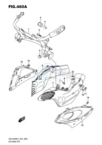 GSX-1300R ABS HAYABUSA EU drawing AIR INTAKE PIPE