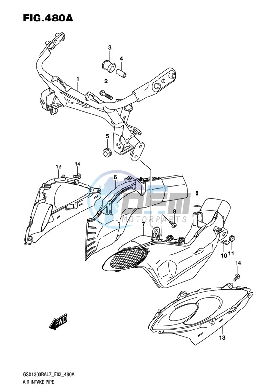 AIR INTAKE PIPE