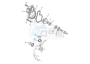 WR 400-426 F 400 drawing WATER PUMP