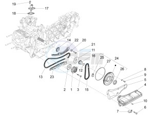 125 4T 3V ie Primavera (APAC) drawing Oil pump