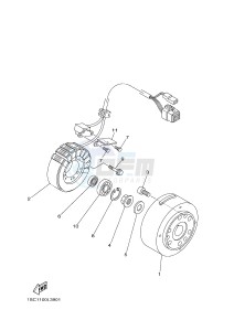 YFM300 RAPTOR 300 (1SC6 1SC7 1SC5) drawing GENERATOR