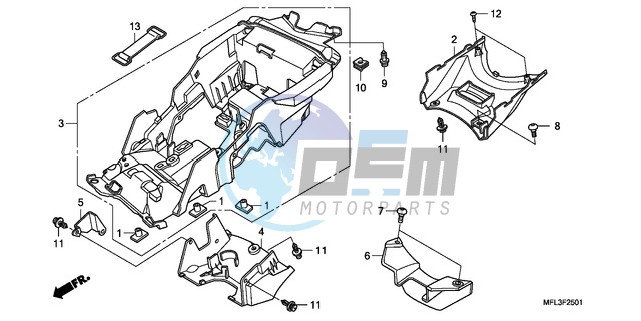 REAR FENDER (CBR1000RA)