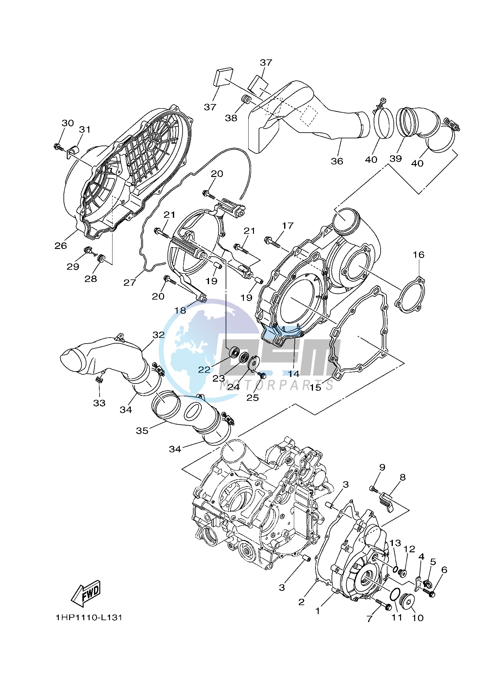 CRANKCASE COVER 1