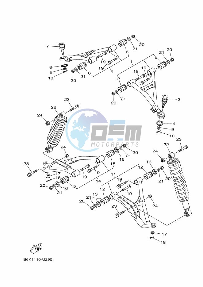 FRONT SUSPENSION & WHEEL