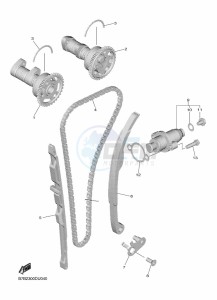 YZ250F (BSB7) drawing CAMSHAFT & CHAIN