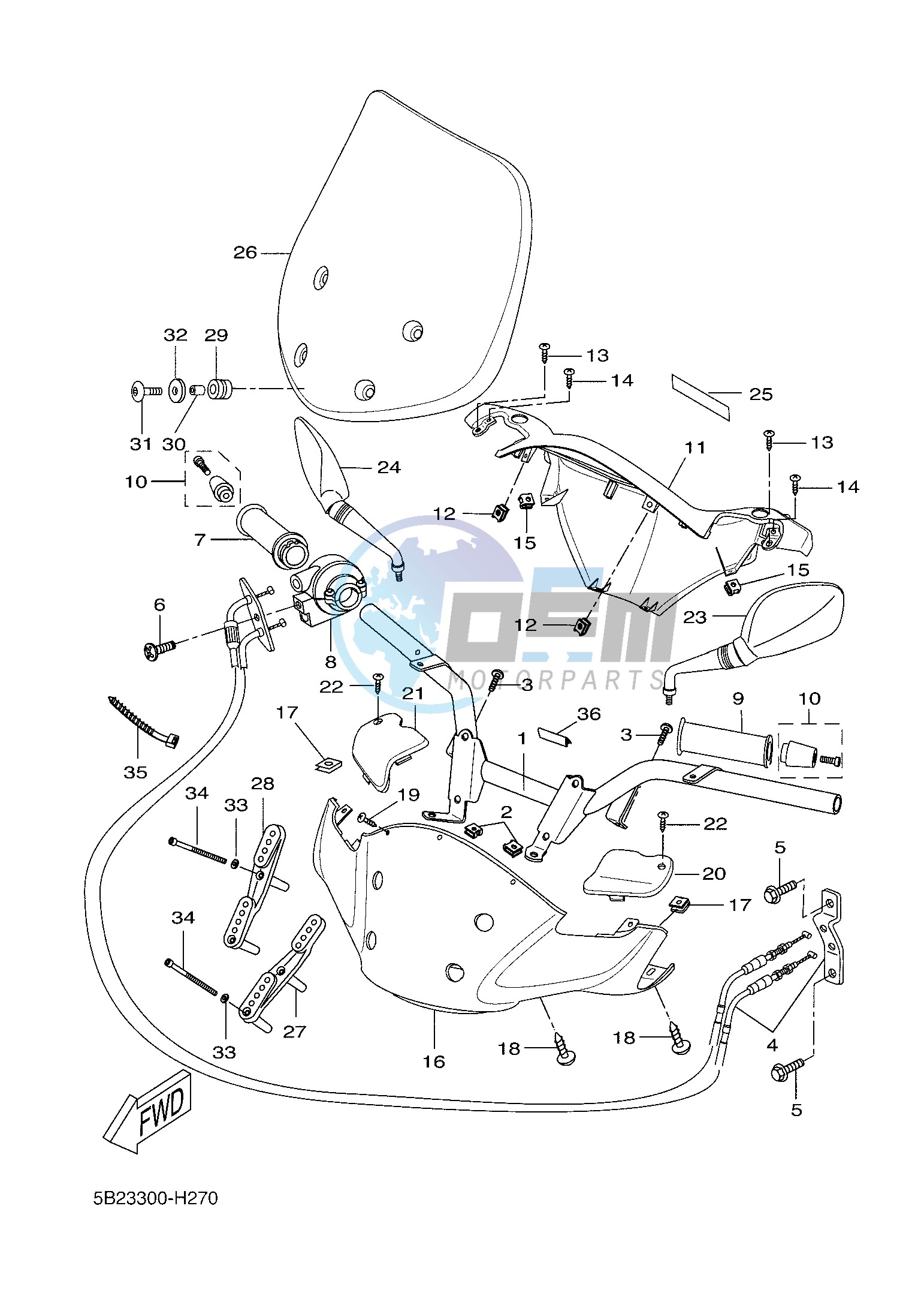 STEERING HANDLE & CABLE