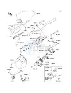 JT 1500 C [ULTRA LX] (C7F-C8F ) C7F drawing HANDLEBAR