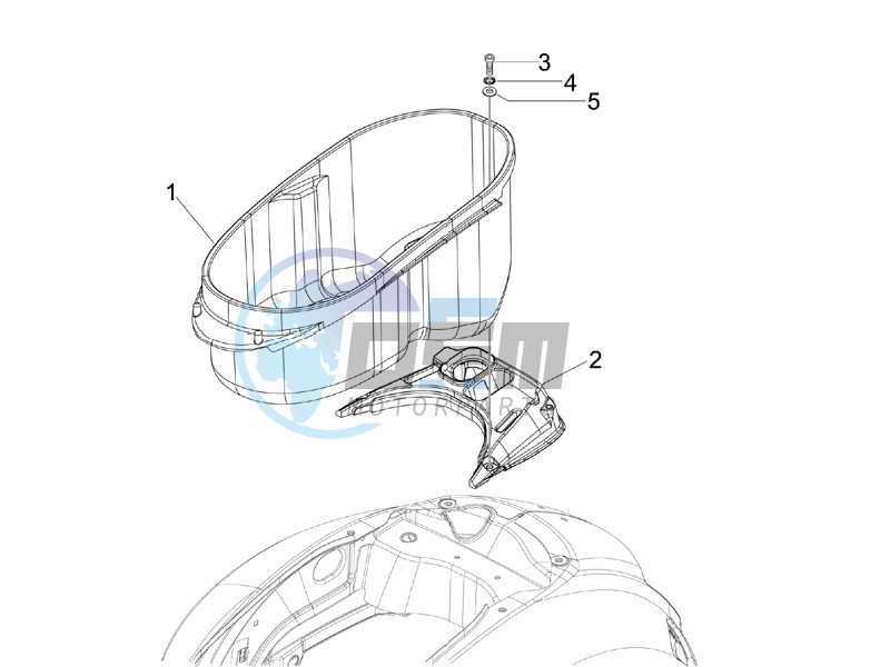 Helmet housing - Undersaddle