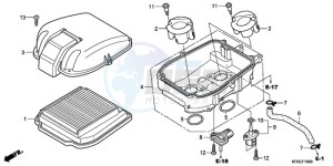 VTR2509 U drawing AIR CLEANER