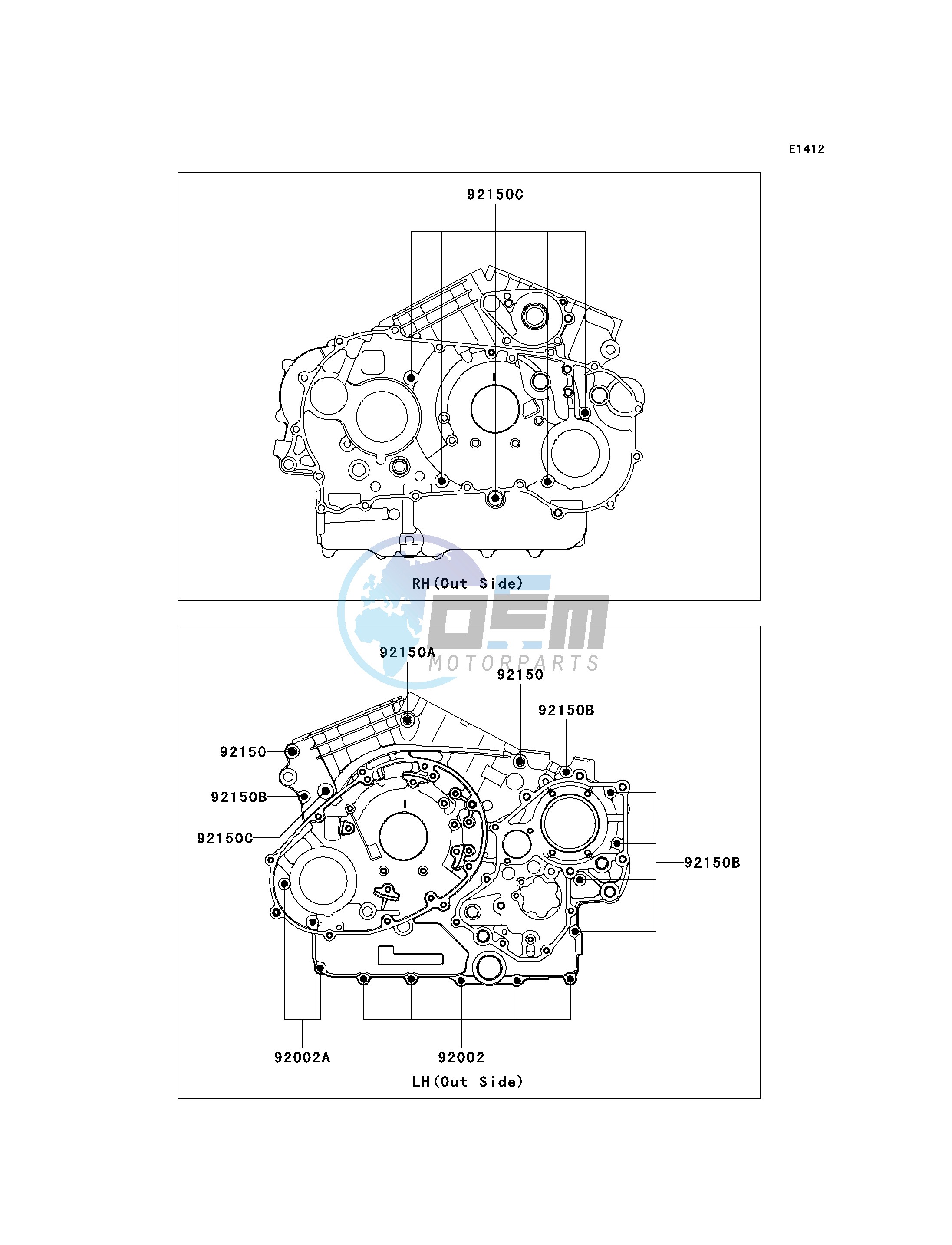 CRANKCASE BOLT PATTERN