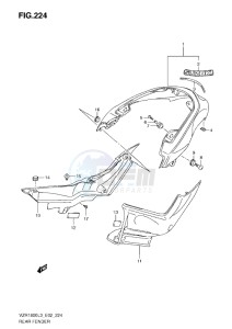 VZR 1800 Z drawing REAR FENDER Z L3