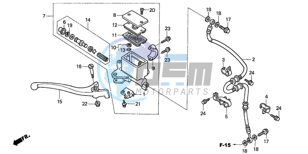 FR. BRAKE MASTER CYLINDER (NSS2501/2)