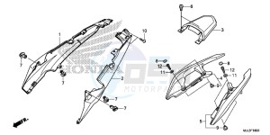 NC700XDE NC700XD 2ED - (2ED) drawing SEAT COWL