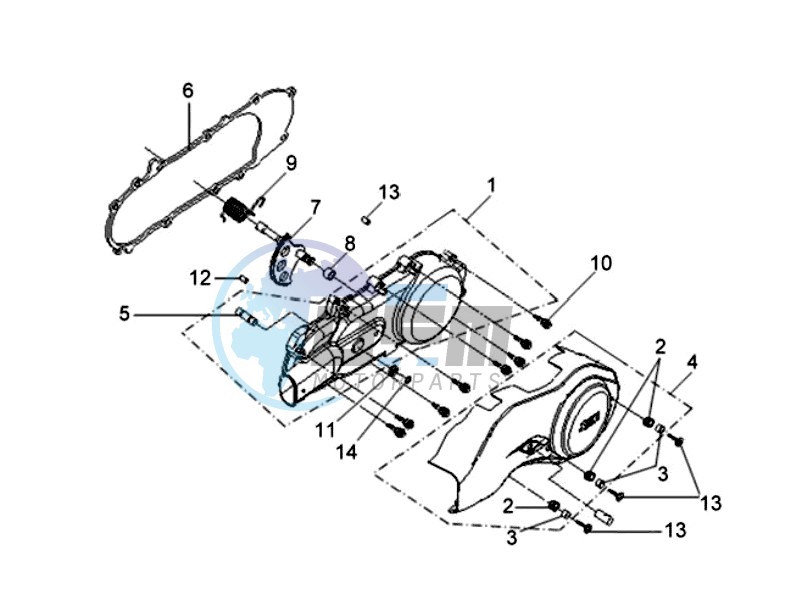 CRANKCASE COVER / GASKET