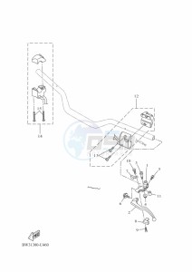 XTZ690 XTZ7N (BHL1) drawing HANDLE SWITCH & LEVER