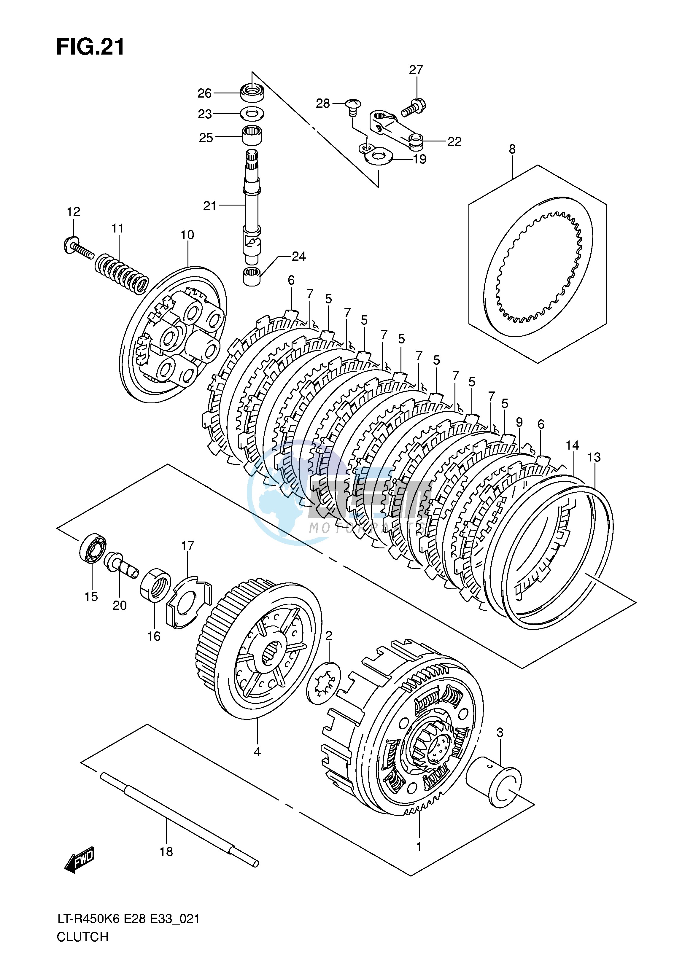 CLUTCH (MODEL K6 K7)