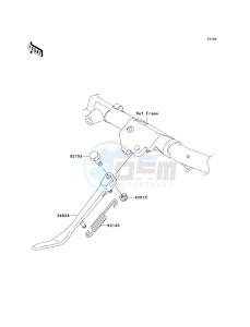 VN 1500 B [VULCAN 88 SE] (B1-B3) N6F drawing STAND-- S- -