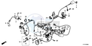 CBR125RWB CBR125RW E drawing WIRE HARNESS