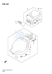 VL800 (E3-E28) VOLUSIA drawing SEAT (VL800L1 E3)