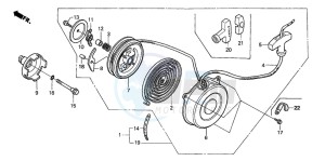 TRX250TM FOURTRAX RECON drawing RECOIL STARTER