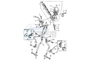 XJR 1300 drawing FRONT MASTER CYLINDER