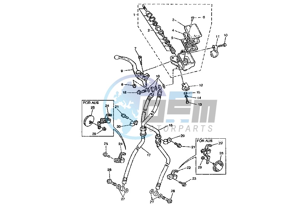 FRONT MASTER CYLINDER