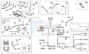 SXV 450 SXV 450-550 STREET LEGAL drawing Electrical system II