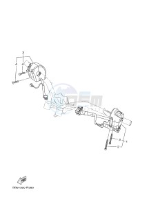 MWS150-A (BB81) drawing HANDLE SWITCH & LEVER