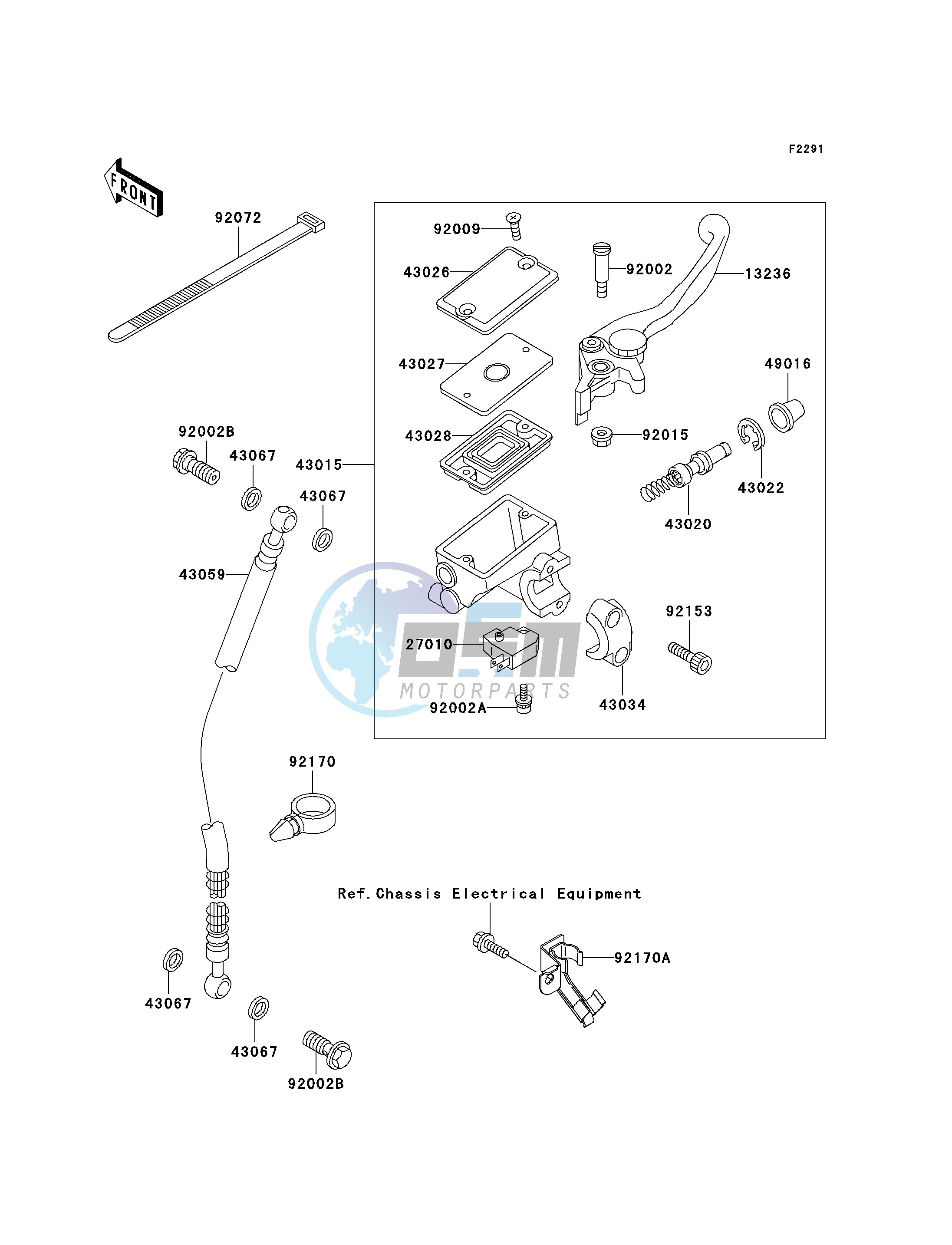 FRONT MASTER CYLINDER