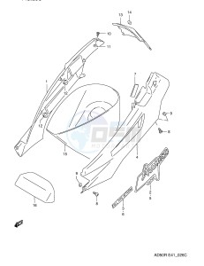 AD50 (E41) drawing FRAME COVER (MODEL R E41,E94,P9)