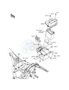 VULCAN_1700_VOYAGER_ABS VN1700BGF GB XX (EU ME A(FRICA) drawing Battery Case