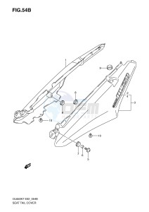 DL650 (E2) V-Strom drawing SEAT TAIL COVER (MODEL K9 L0)